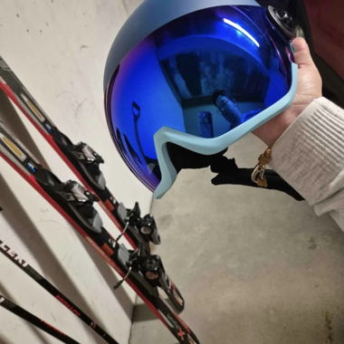 Casque de ski avec visière
