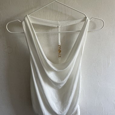 Débardeur blanc pour femme