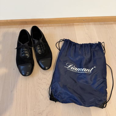 Diamant black dance shoes