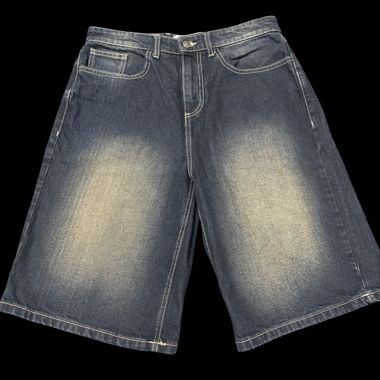 Verwaschene Jorts-Jeans