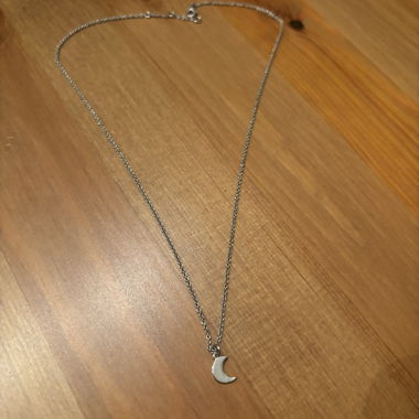 Collana a Luna argentata