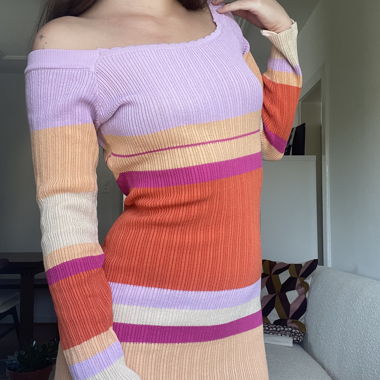 Knit Pastel Dress