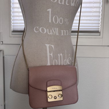 Borsa a tracolla Furla rosa