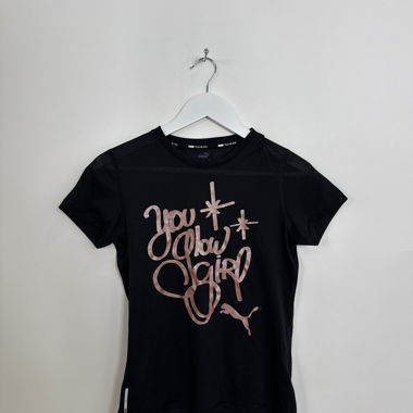 Puma Black Graphic T-Shirt