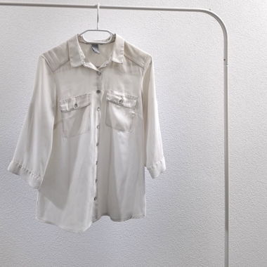Beige 3/4 Sleeve Blouse