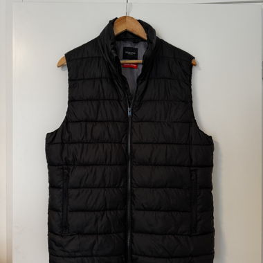 Gilet matelassé noir Selected Homme