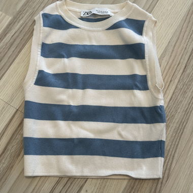Zara Striped Knit Top