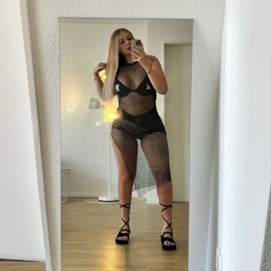 Black Mesh Dress