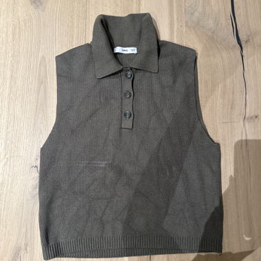 Polo in maglia Mango senza maniche