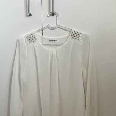 Blouse blanche manches longues 