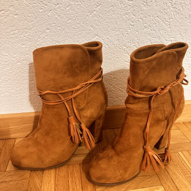 Bottines en daim 