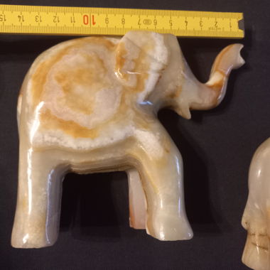 3 statuette di elefanti