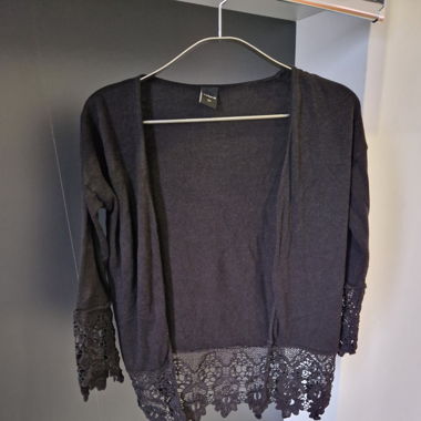 Strickjacke schwarz XS