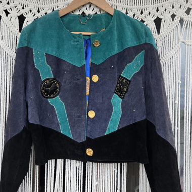 Veste en daim vintage