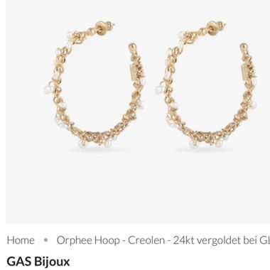 Gas Bijoux Pearl Earrings
