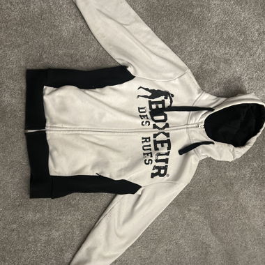 Boxeur Des Rues Hooded Jacket white/black