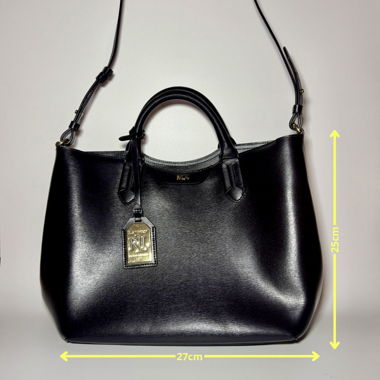Borsa a mano in pelle Ralph Lauren