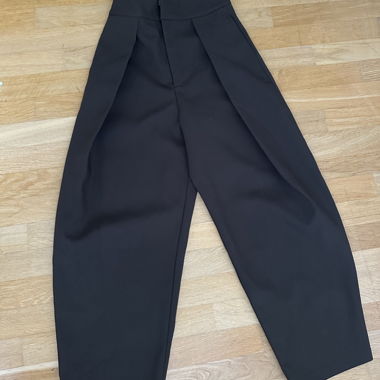 Pantaloni Zara verde/grigio S