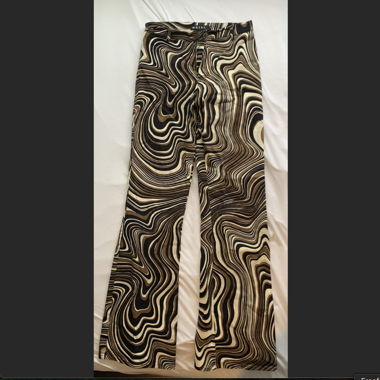 Pantalon long Motel pour femmes marron et noir