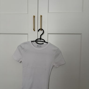 T-shirt bianco Zara
