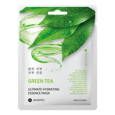 Masque Hydratant Ultime au Thé Vert JKosmec 10 pcs