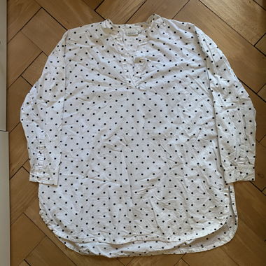 Camicia Masai Bianca con Pois