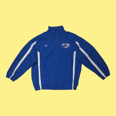 Nike blue & white windbreaker Track Jacket