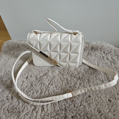 Sac bandoulière blanc