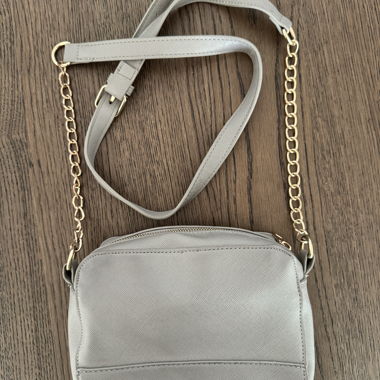Sac bandoulière gris