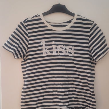 T-shirt KISS a righe