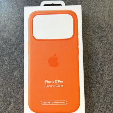 Orange Silicone Case for iPhone 17 Pro