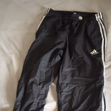 Bas de survêtement Adidas noir et blanc 