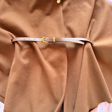 Brown cape jacket