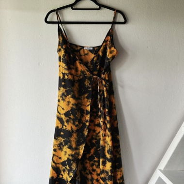 Kleid Black&Orange S/M