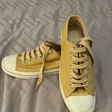 Chaussures baskets en cuir