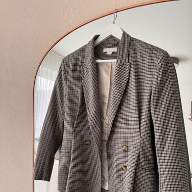 Blazer karriert H&M
