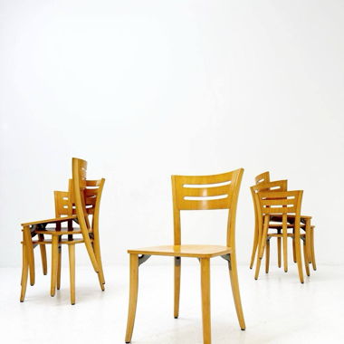 6er Vintage Stühle von Dietiker, 1970er 