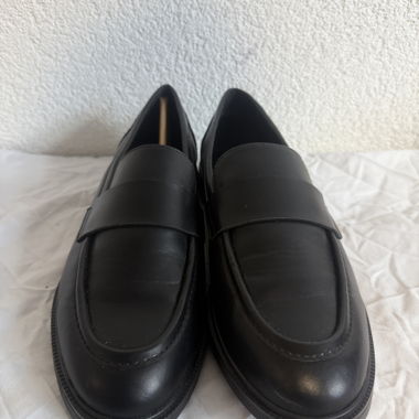 Black loafers