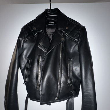 Lederjacke Stradivarius
