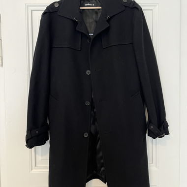 Black coat from Strellson.