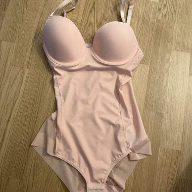 Pink shapewear bodysuit