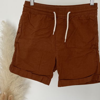Short rouille à taille élastique