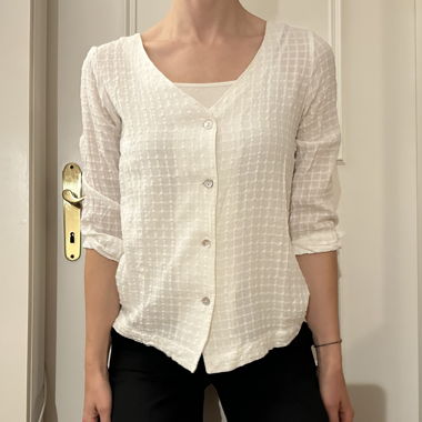 Camicia da donna bianca