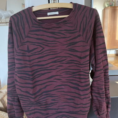 Bordeaux Zebralook Pulli