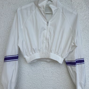 Giacca crop bianca