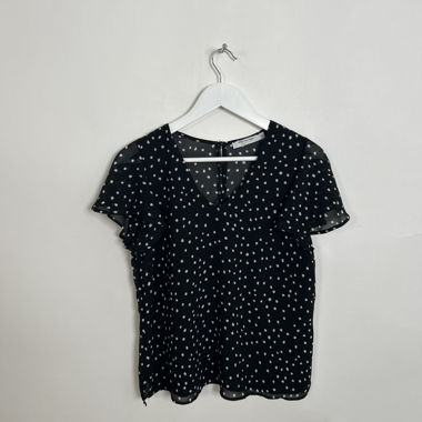 Blouse légère à pois