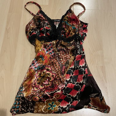 Buntes Spitzen Top