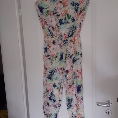 Blumen-Jumpsuit ohne Ärmel