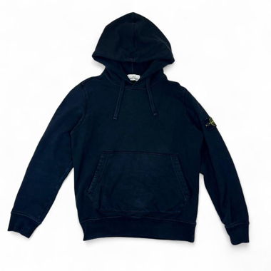 Felpa con cappuccio Stone Island nera