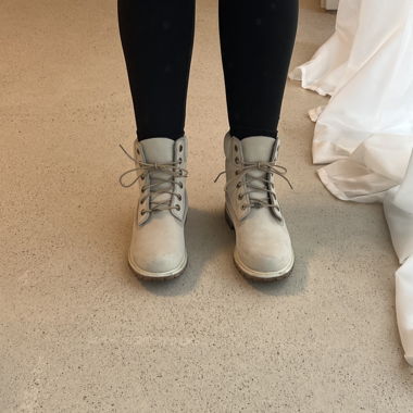 Timberland Boots in hellem beige/grau